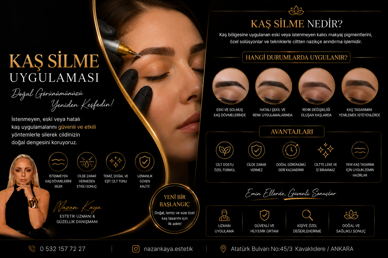 Kaş Silme İşlemi